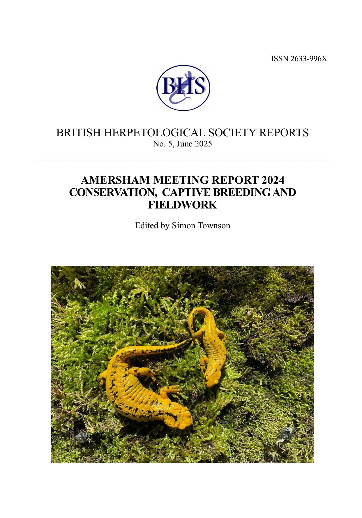 Amersham Meeting Report 2024 - Conservation, Captive Breeding and Fieldwork