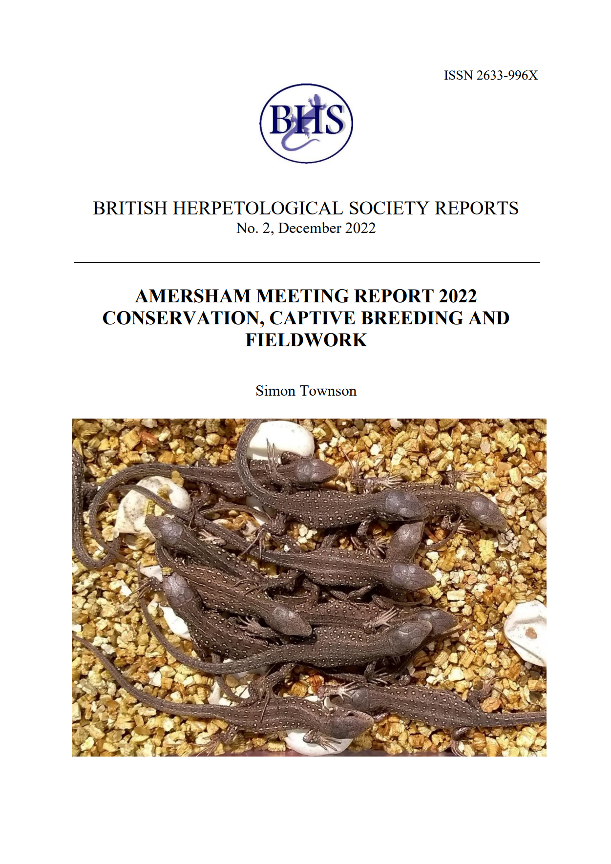Amersham meeting report 2022  - conservation, captive breeding and fieldwork